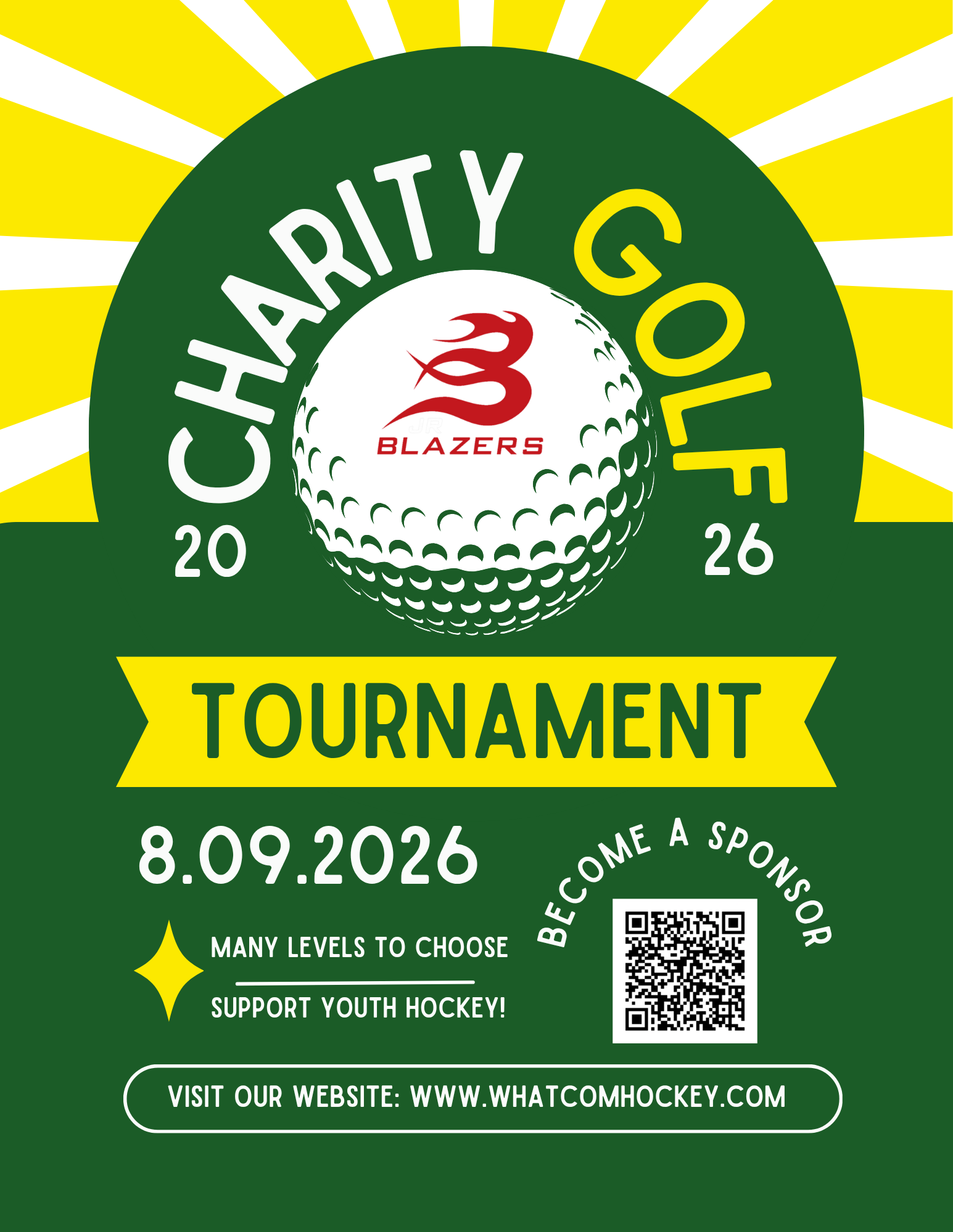 sponsor Golf Tournament Flyer