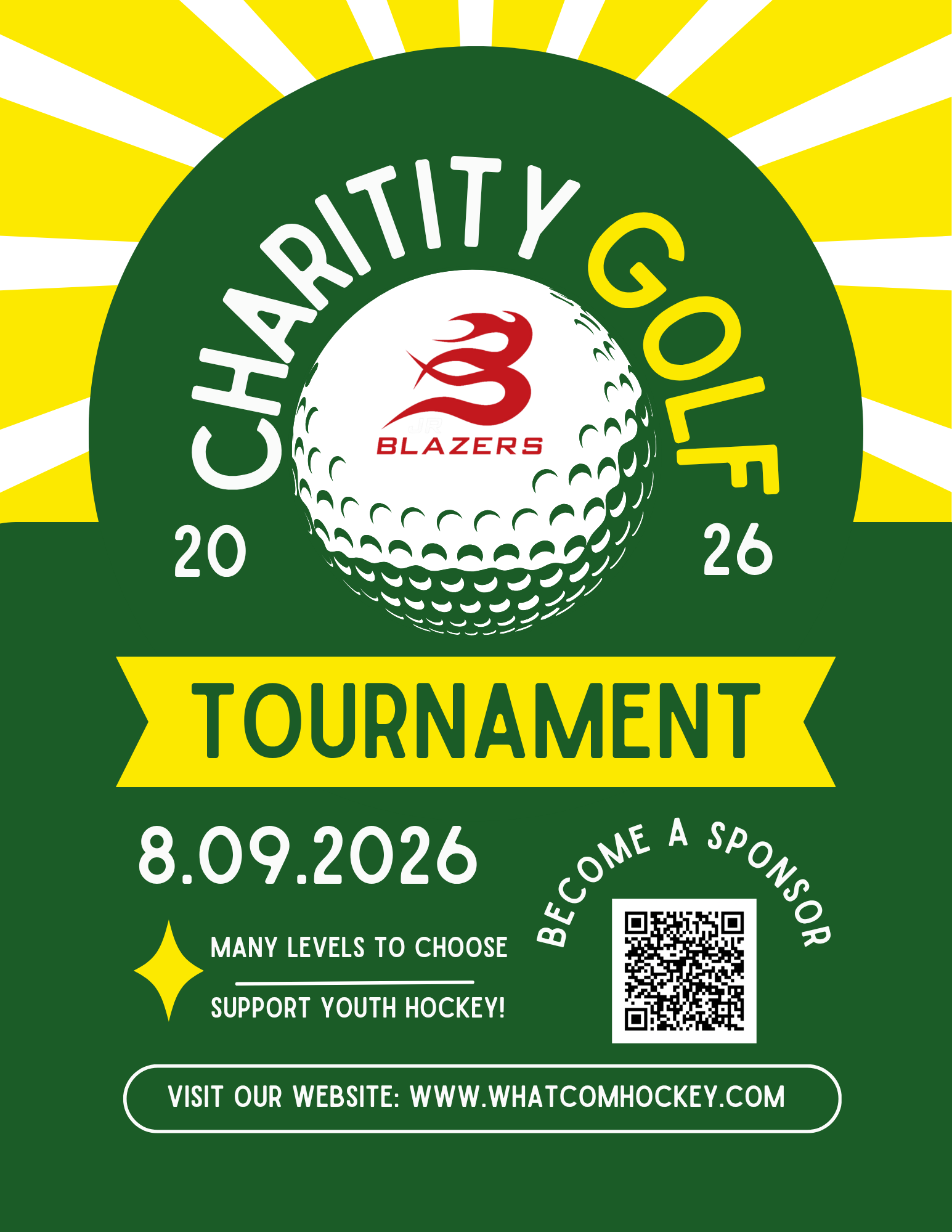 sponsor Golf Tournament Flyer